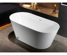 Bañera exenta de diseño TWIGGY - 70x150x58 cm - Blanca