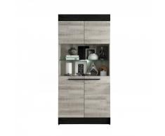 VITRINA 2 PUERTAS MIXTAS CRISTAL 80 BAIKAL