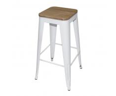 Taburete lank wood