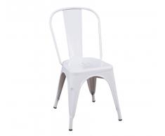 SILLA LANK INDUSTRIAL RÉPLICA BLANCA