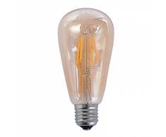 BOMBILLA DECORATIVA ÁMBAR LED E27 4W 360 LM