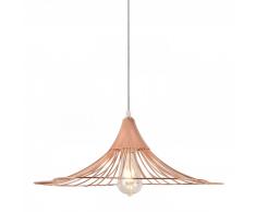 LÁMPARA COLGANTE EMMA 50 CM ORO-ROSA