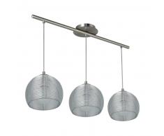 Lámpara de techo dunia aluminio 3 luces