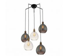 LÁMPARA COLGANTE GLOBER 5 LUCES