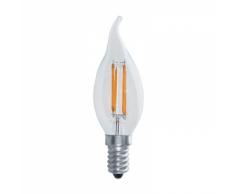 BOMBILLA VELA DECORATIVA E14 LED 4W 2700K