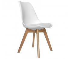 SILLA NEW TOWER WOOD BLANCA EXTRA QUALITY