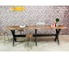 Mesa High bar de estilo vintage hecha de madera Sullivan