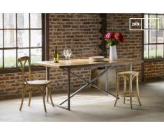 Mesa de comedor de estilo industrial Queens
