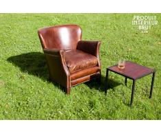 Sillón de cuero industrial Turner