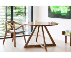 Mesa de madera redonda Starbase