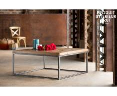 Mesa de Centro de estilo industrial Queens
