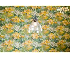 Lámpara colgante decoración vintage con vidrio en forma de cono
