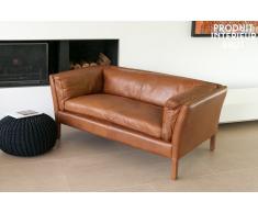 Sofá vintage de cuero Hamar