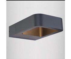Aplique Pared de Aluminio Dunkelgrau