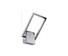 Aplique pared 2L led plata