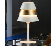 Lámpara de sobremesa Isis 1L Blanco/Oro