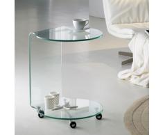 Mesa Auxiliar Redonda Glass