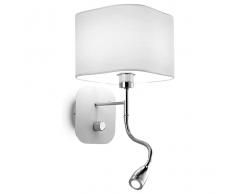 Aplique de Pared Blanco con Flexo