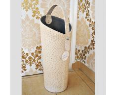 Paragüero beige de tela