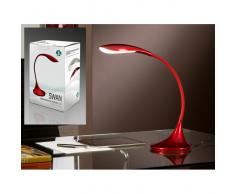 Lámpara de Sobremesa LED Swan Rojo