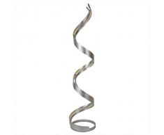 Lámpara pie salón Phoenix floor lamp silver leaf