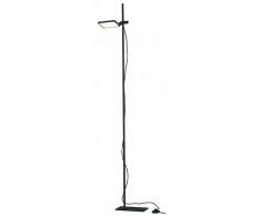 Lampara de pie Book negro led