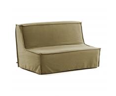 Sofá cama Lyanna 140 cm marrón