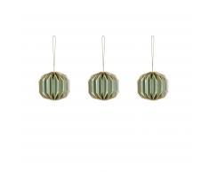 Set Wendy bolas decorativas verde