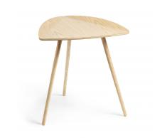Mesa auxiliar Damasc chapado madera roble 45 x 47 cm