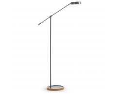Lámpara de pie Rod, gris
