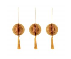 Set Clorinda bolas decorativas naranja