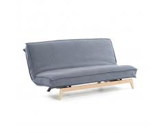 Sofá cama Eveline azul estructura madera