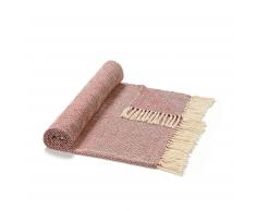 Manta Chemps burdeos beige