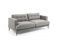 Sofá Tanya 3 plazas gris 183 cm