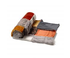 Manta Nimbus 130x170cm, patchwork naranja