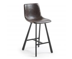 Taburete alto Trap, marrón oscuro 92cm