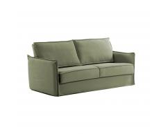Sofá cama Samsa 160 cm visco verde