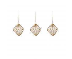 Set Wendy bolas decorativas blanco