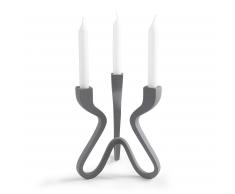 Set Tasky de 2 candelabros gris