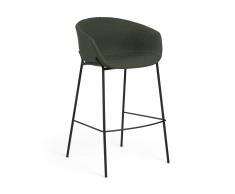 Taburete Yvette verde altura 74 cm