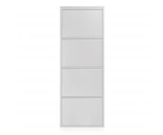 Zapatero Bogotá 15 4 puertas, blanco