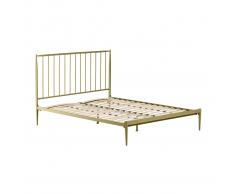 Cama Natacha 150 x 190 cm dorado