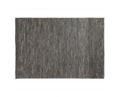 Alfombra Lugan, gris oscuro
