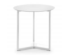 Mesa auxiliar Raeam, blanco
