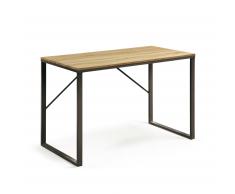 Escritorio rectangular Talbot negro