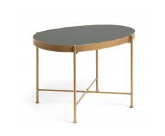 Mesa auxiliar Marlet Ø 45 x 63 cm dorado