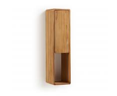 Armario de baño de pared Kuveni 25x100 cm madera de teca