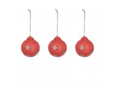 Set Galia bolas decorativas estrellas