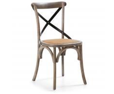 Silla Alsie marrón