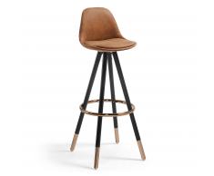 Taburete Slad marrón óxido altura 75 cm